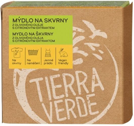 TIERRA VERDE Olivové mydlo Citrón (200 g) Mydlo na pranie