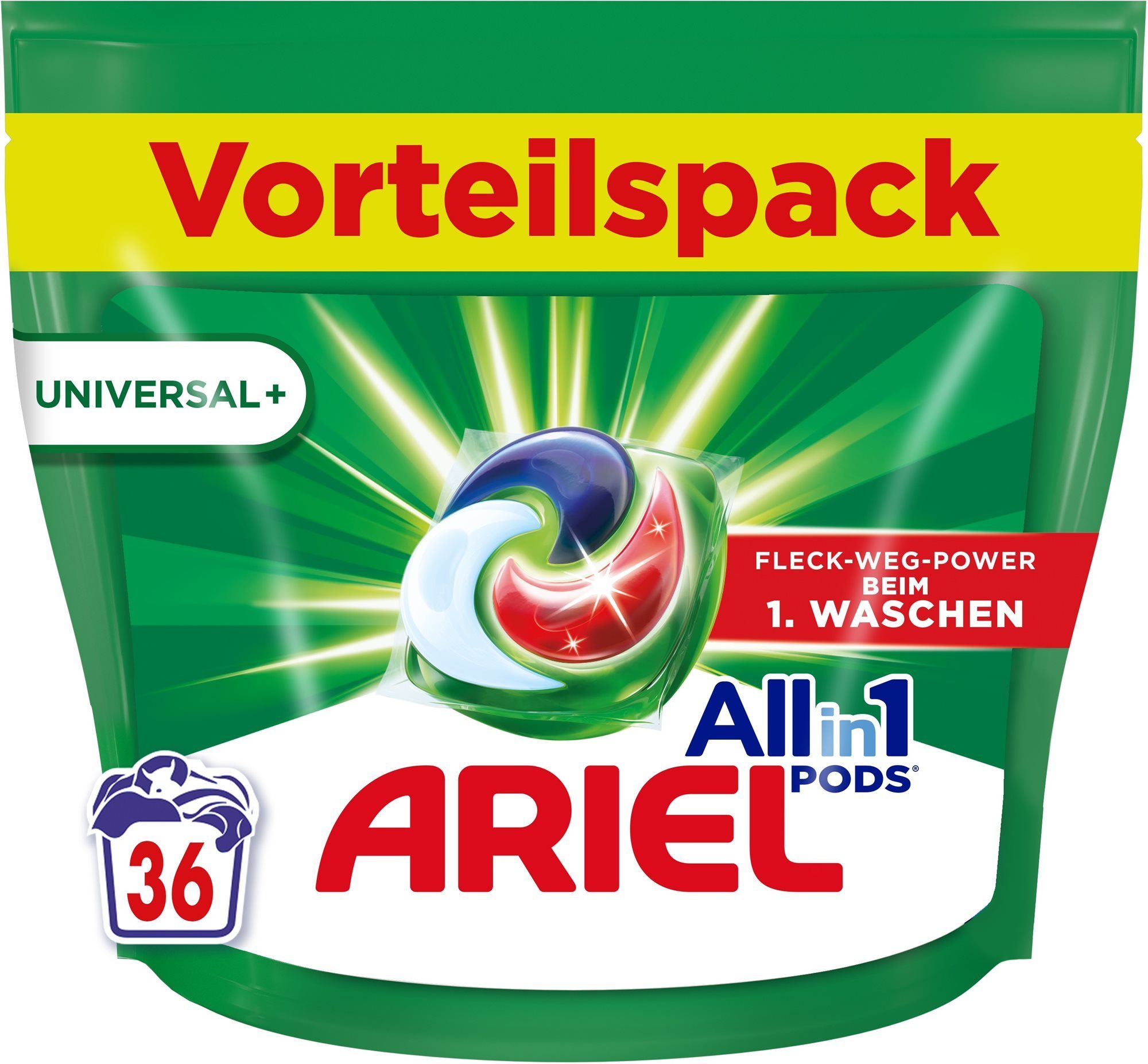 ARIEL All-In-1 Pods Universal+ 36 ks Kapsuly na pranie
