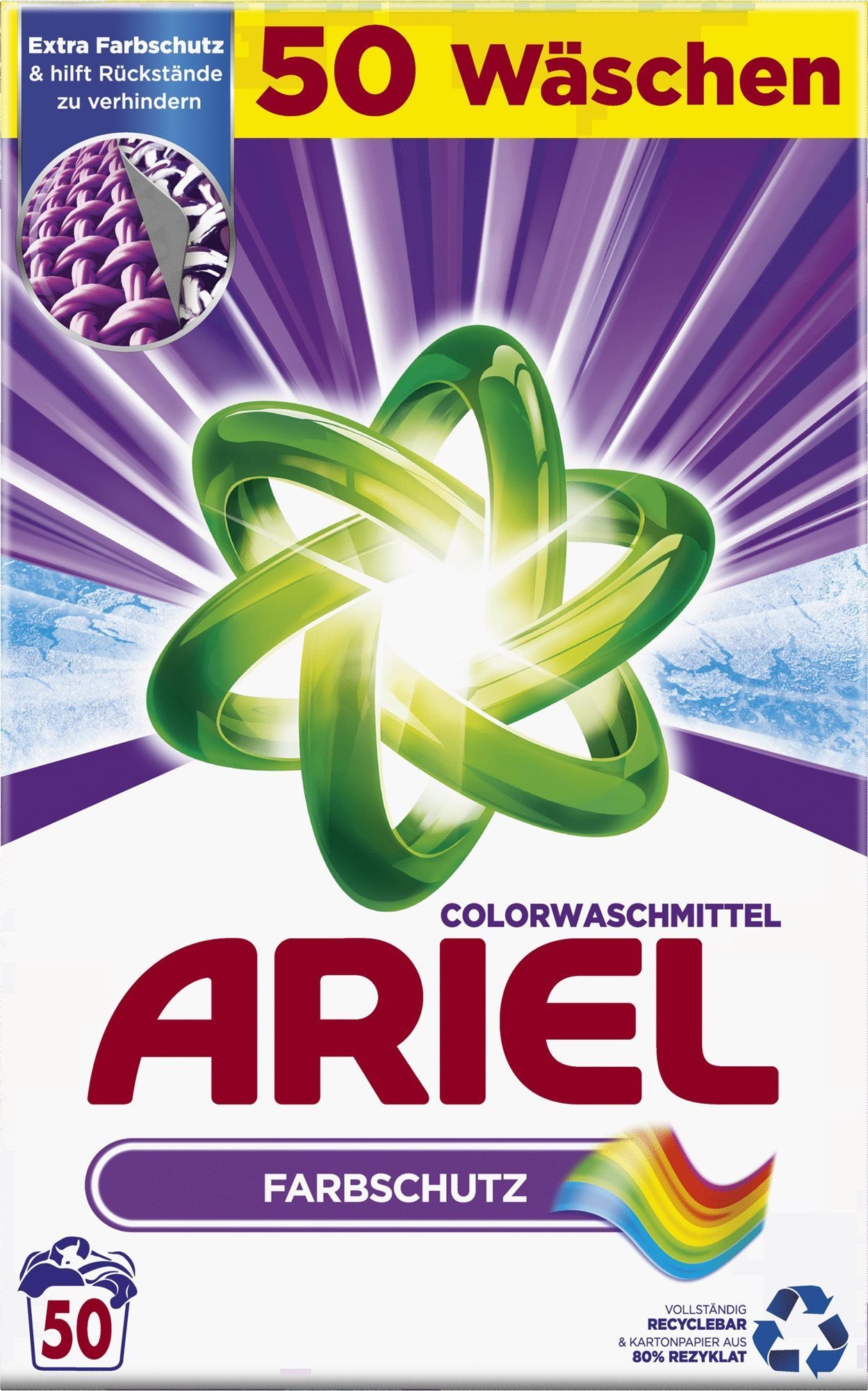 ARIEL Dach Color+ 3,25 kg (50 praní) Prací prášok