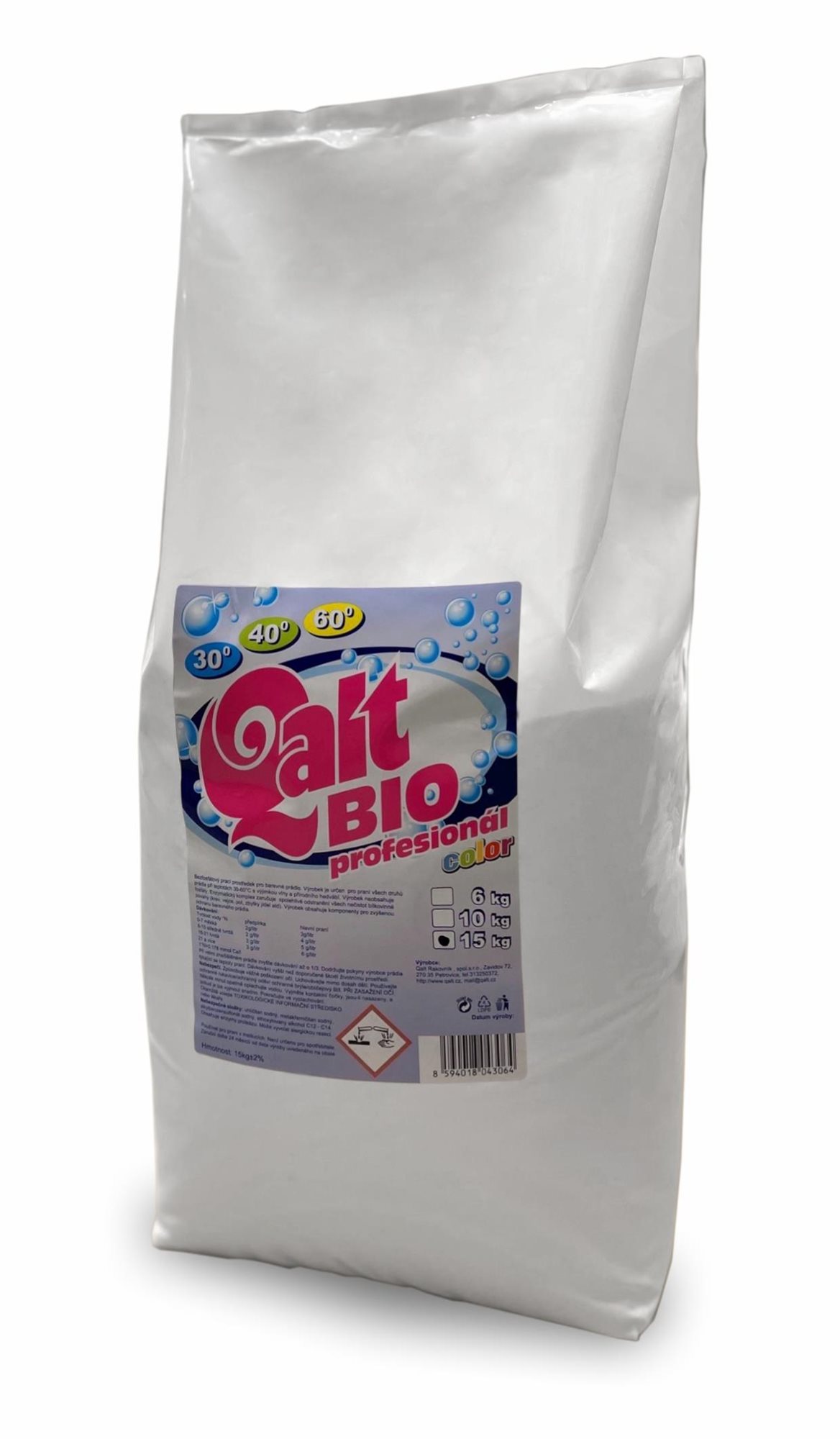 QALT Bio Professional Color 15 kg Mosószer