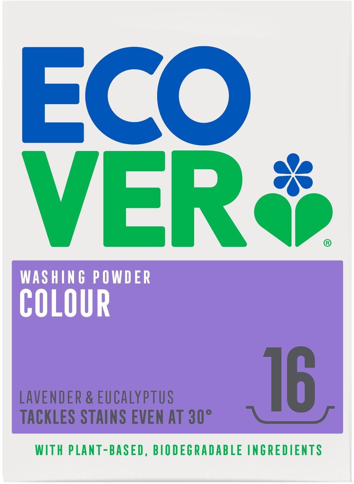 ECOVER Colour 1,2 kg (16 praní) Ekologický prací prášok