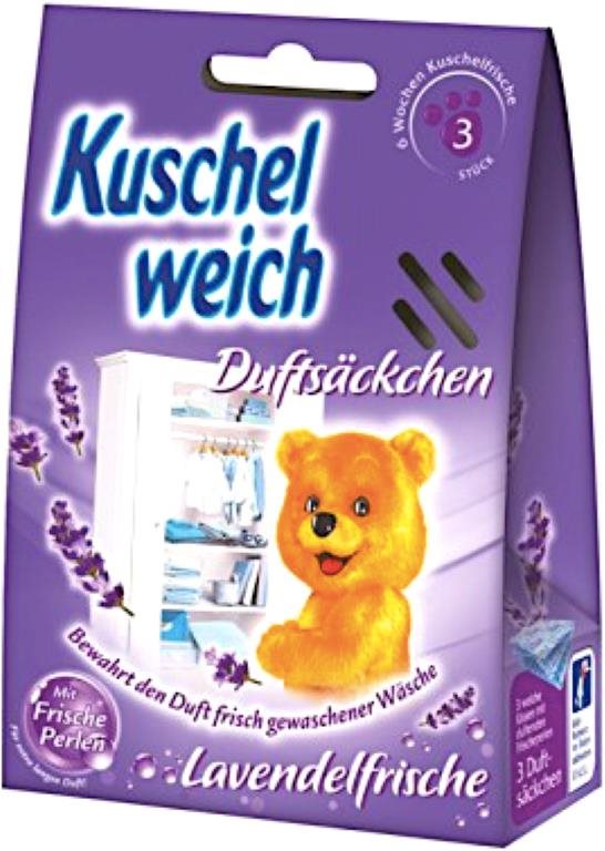 KUSCHELWEICH Fresh Lavender vonné vrecká 3 ks Vôňa do skrine