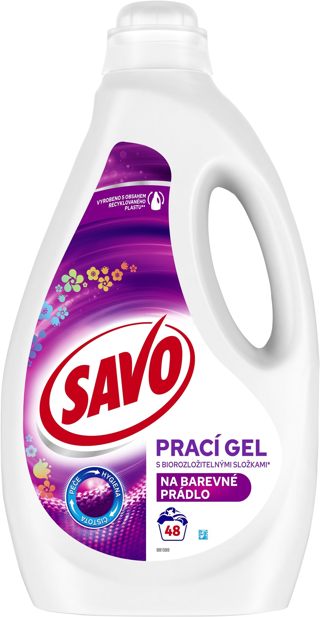 SAVO na farebnú bielizeň 2,4  l  (48 praní) Prací gél