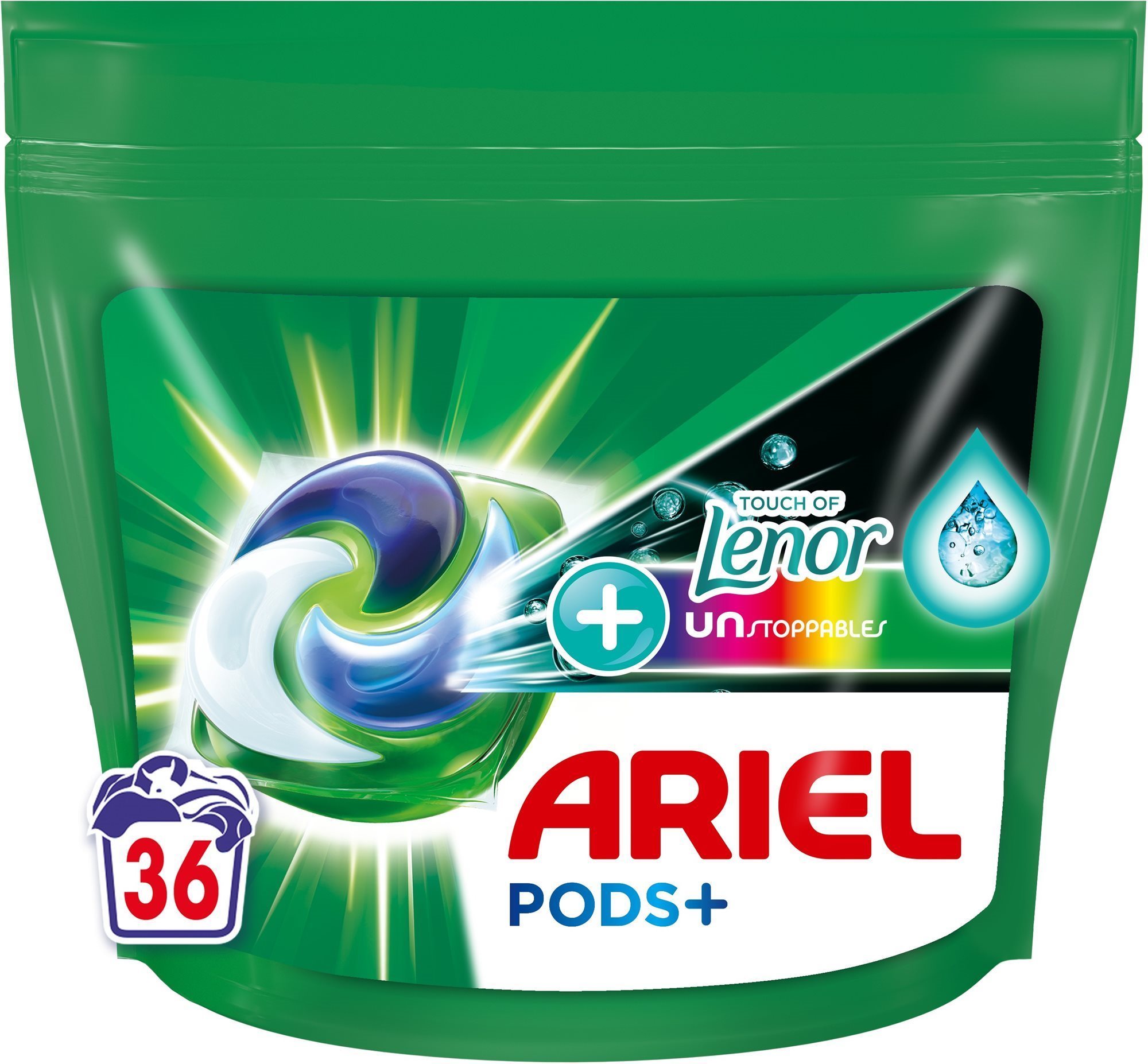ARIEL+ Unstoppables 36 ks Kapsuly na pranie