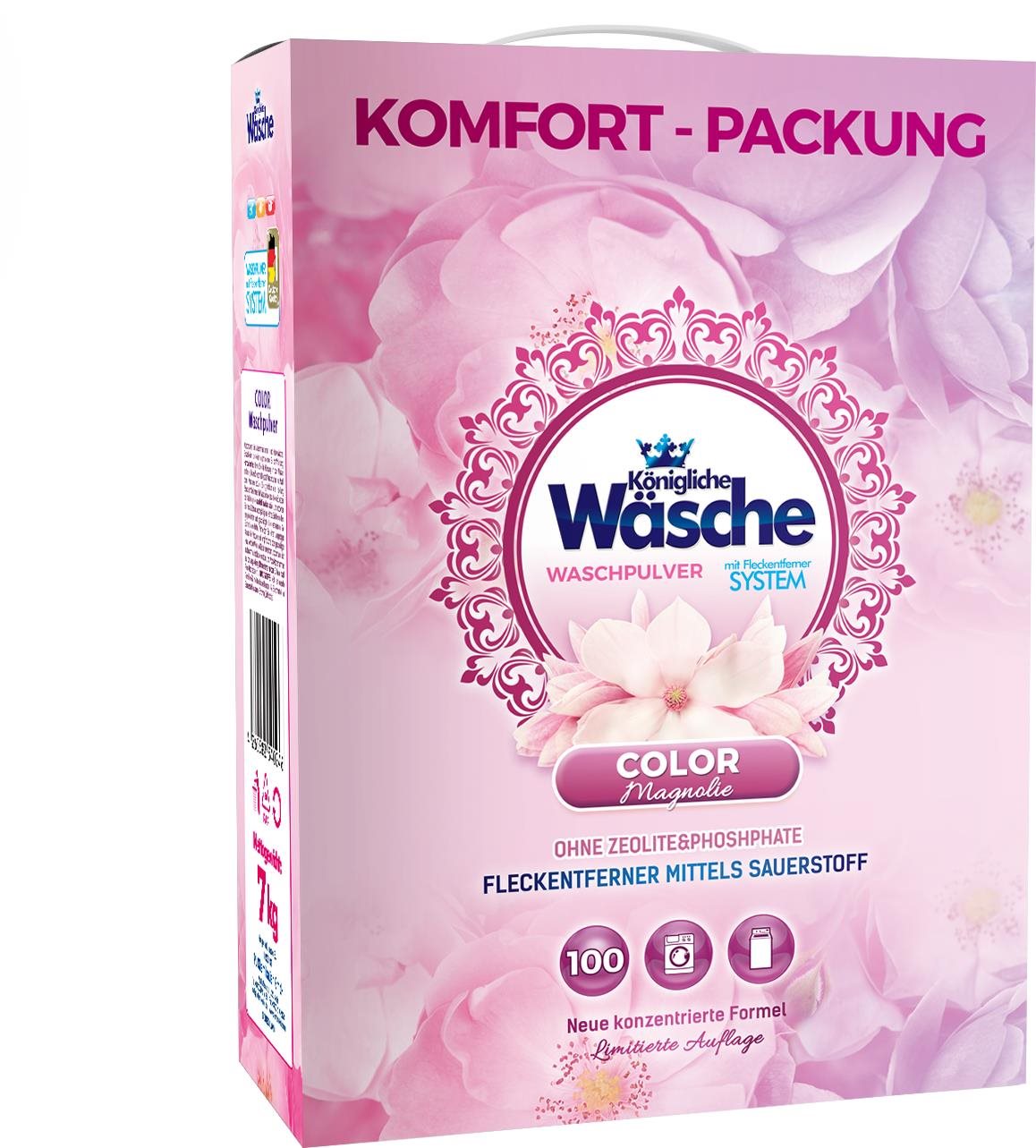 KÖNIGLICHE WÄSCHE Color Magnolia 7 kg (100 mosás) Mosószer