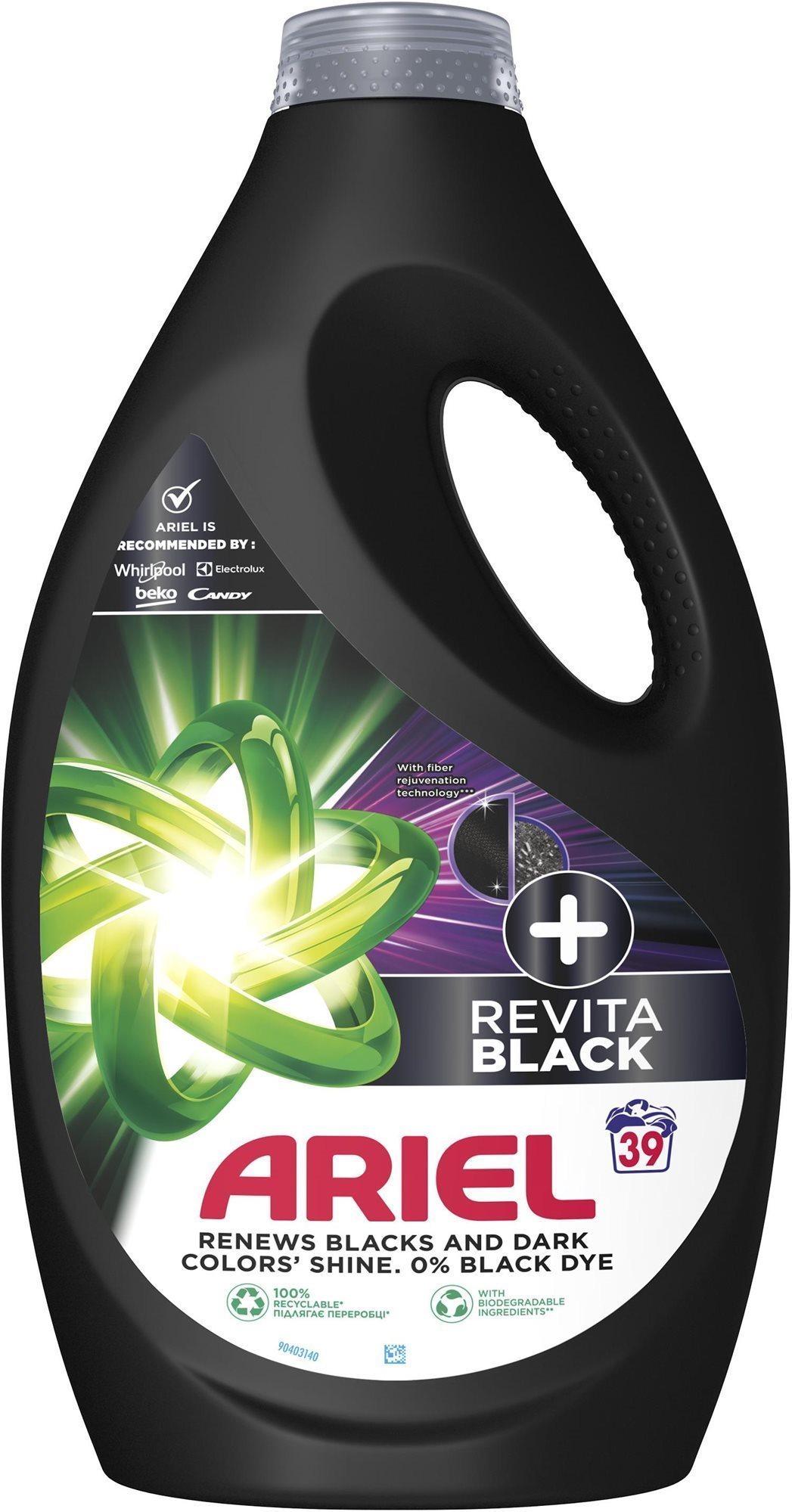 ARIEL+ Black 1,95 l (39 mosás) Mosógél