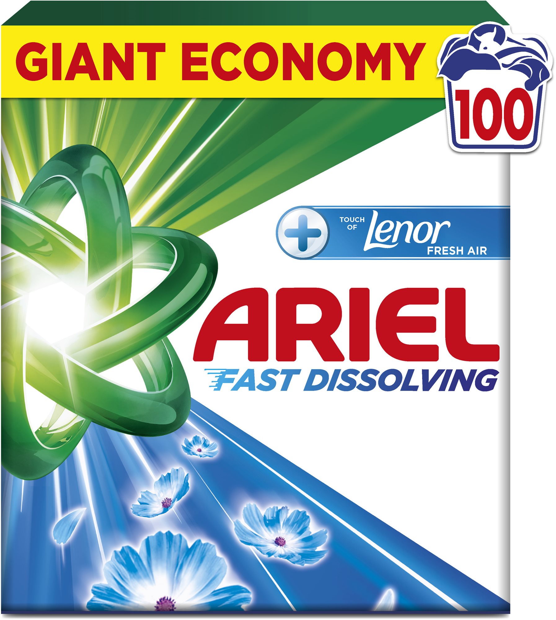 ARIEL+ Touch of Lenor  5,5 kg (100 praní) Prací prášok
