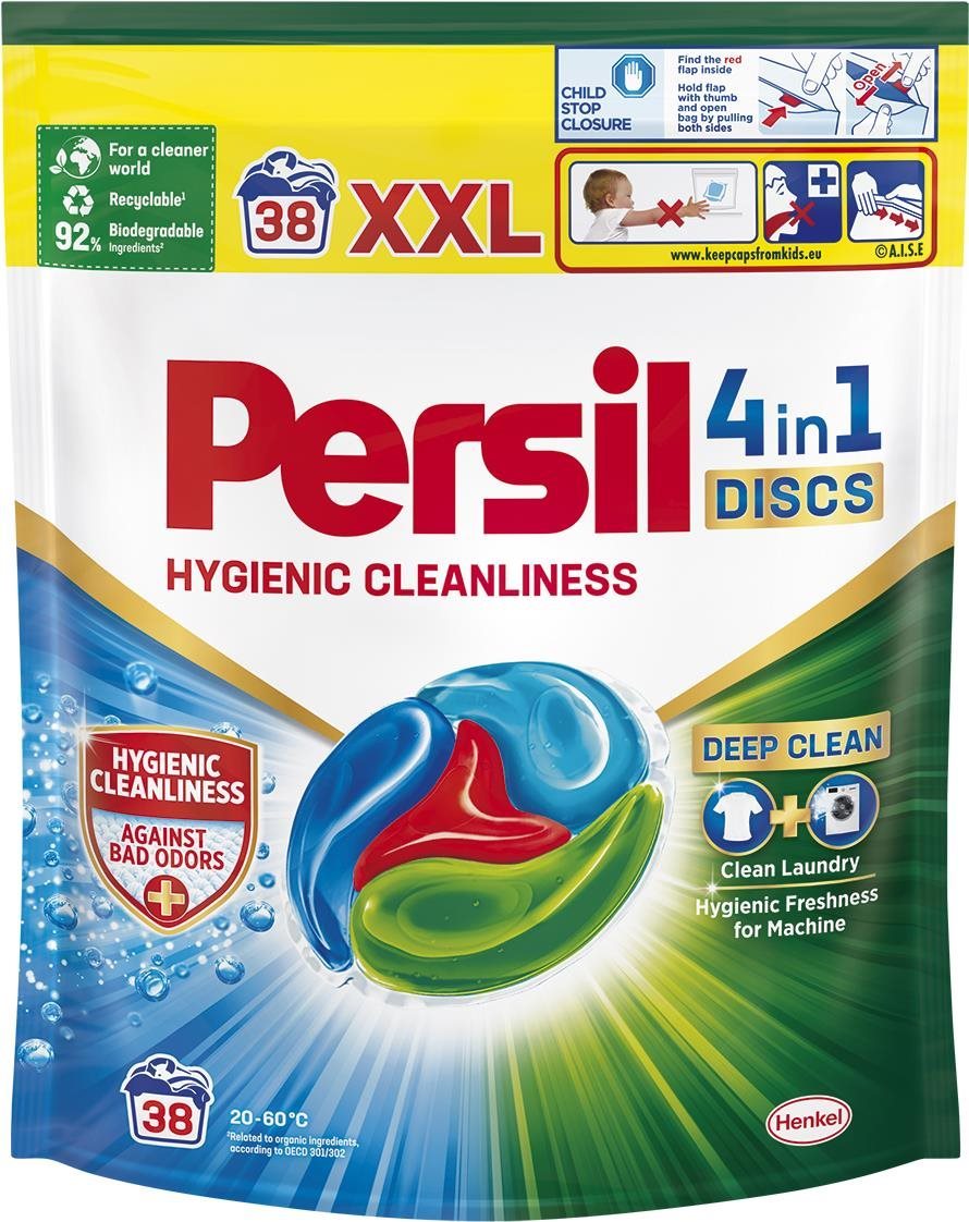 PERSIL Discs 4 v 1 Hygienic Cleanliness 38 ks Kapsuly na pranie