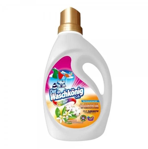 WASCHKÖNIG Orangen Und Baumwollextrakt Color 3 l (100 praní) Prací...