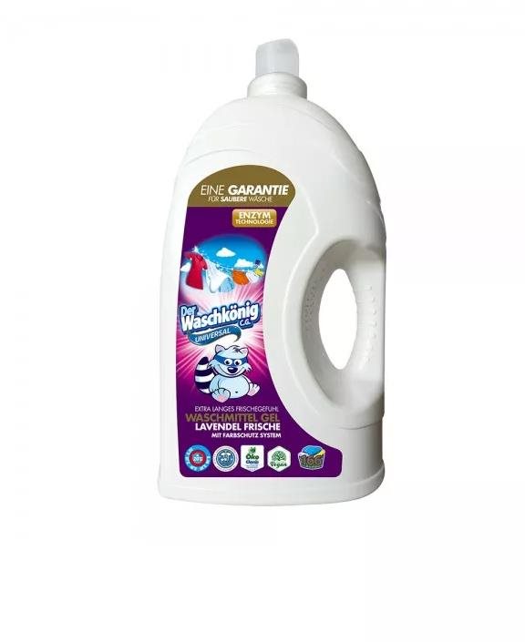 WASCHKÖNIG Lavenda 5 l (166 mosás) Mosógél