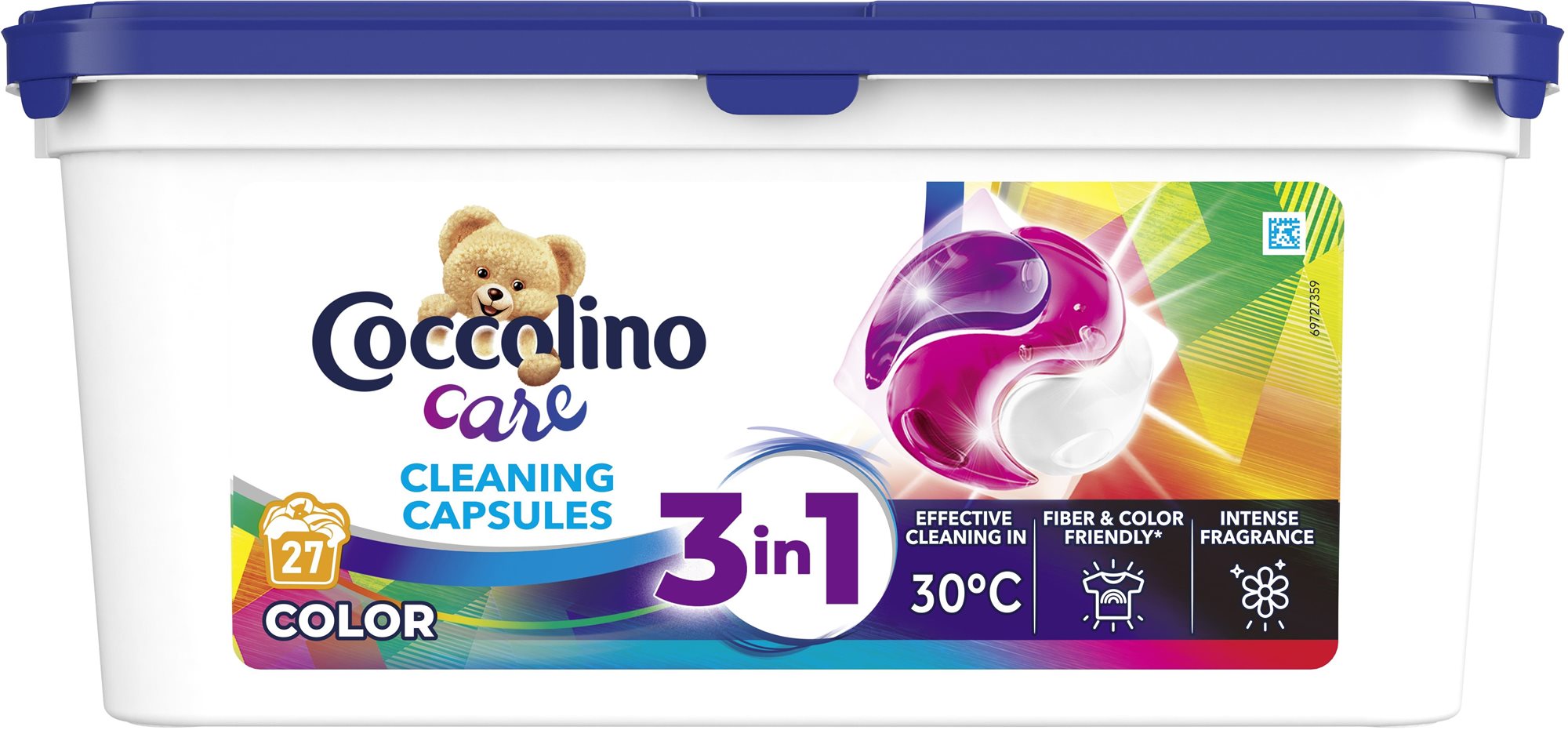 COCCOLINO Care Color 27 ks Kapsuly na pranie