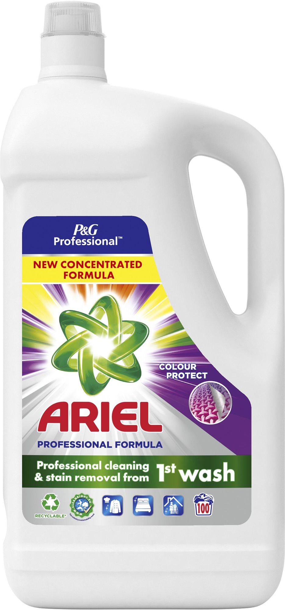 ARIEL Professional Color - 5l, 100 mosás Mosógél