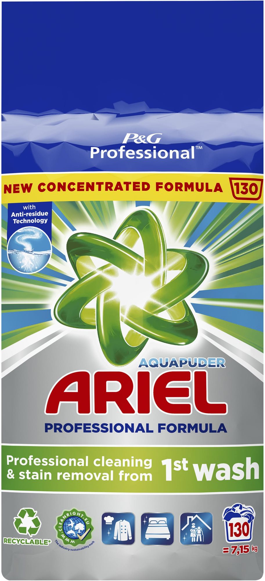 ARIEL Professional Regular - 7,15kg, 130 mosás Mosószer