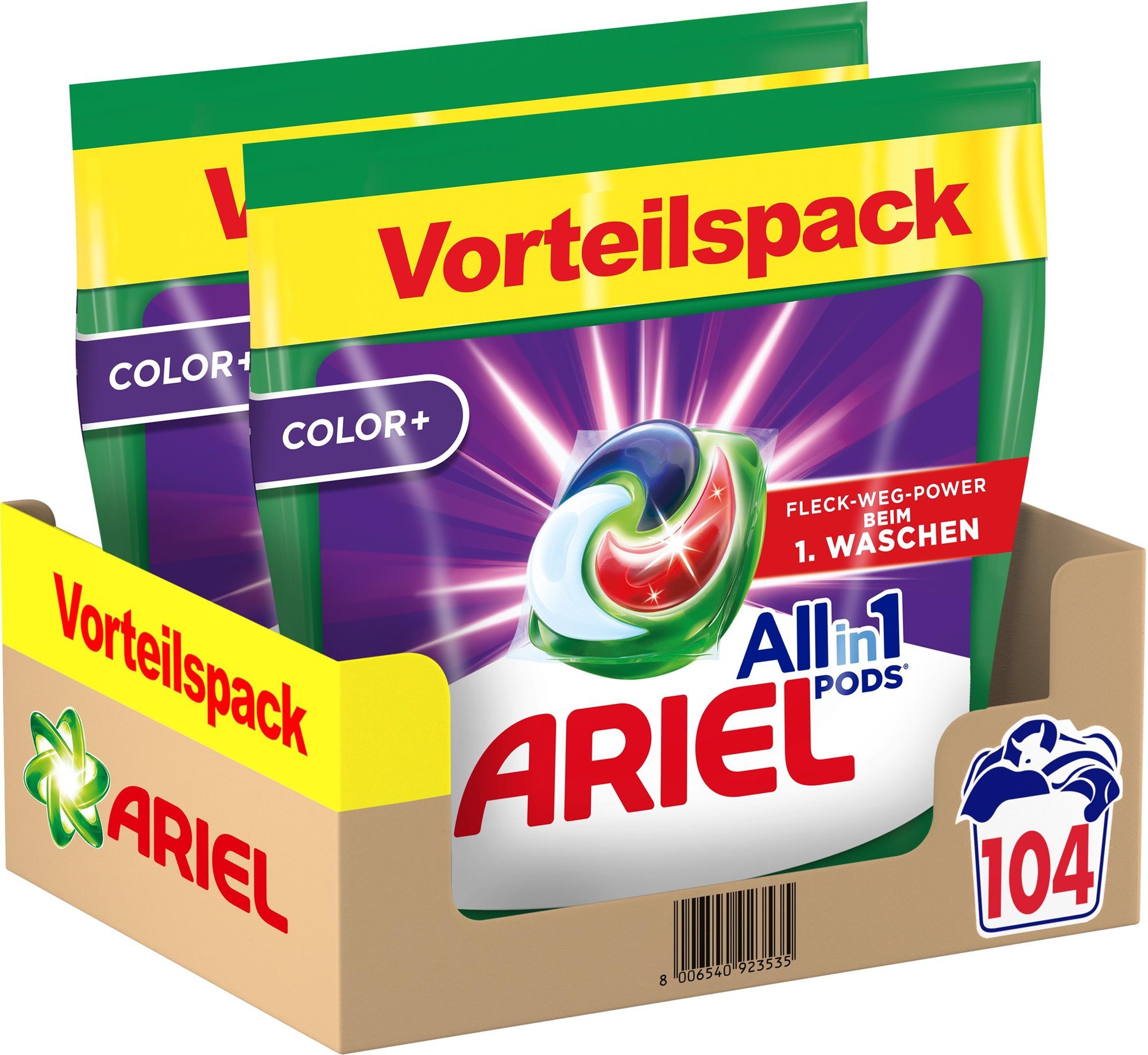 ARIEL Color+ 104 ks Kapsuly na pranie