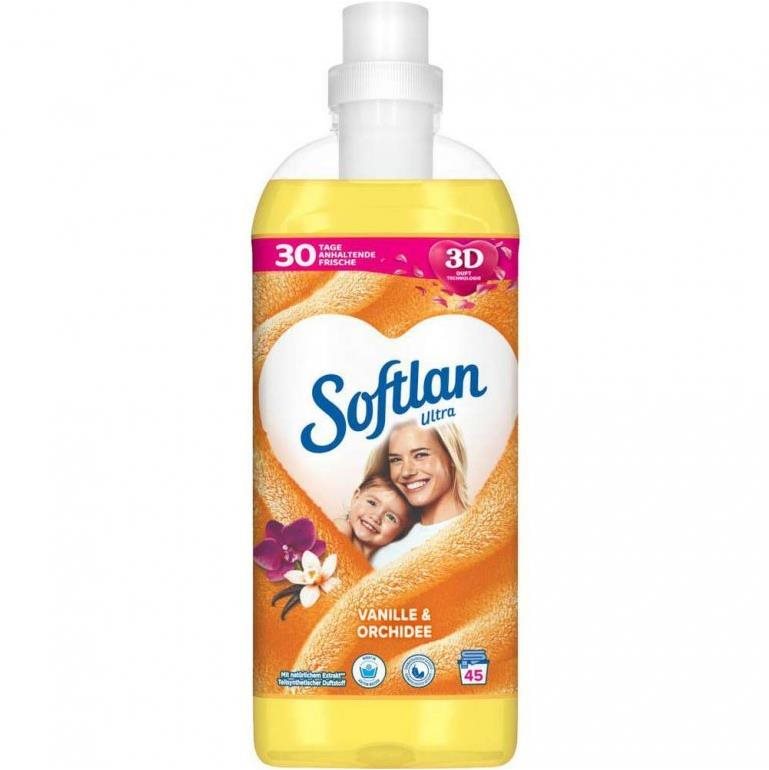 SOFTLAN 3D Ultra Vanille & Orchidea - 1l (45 mosás) Öblítő