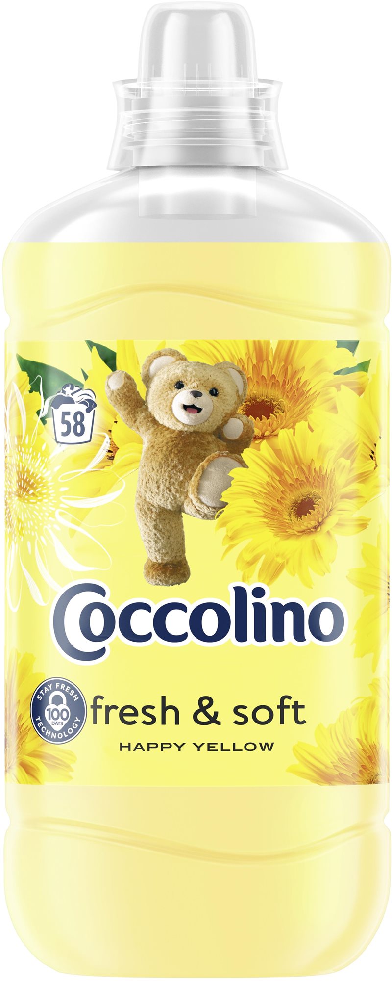 COCCOLINO Happy Yellow 1,45 l (58 praní) Aviváž