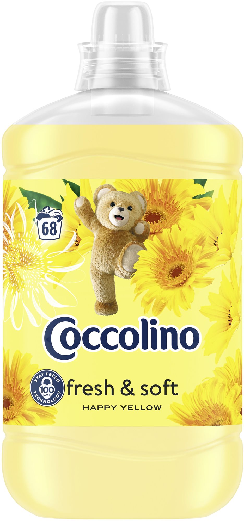 COCCOLINO Happy Yellow 1,7 l (68 mosás) Öblítő
