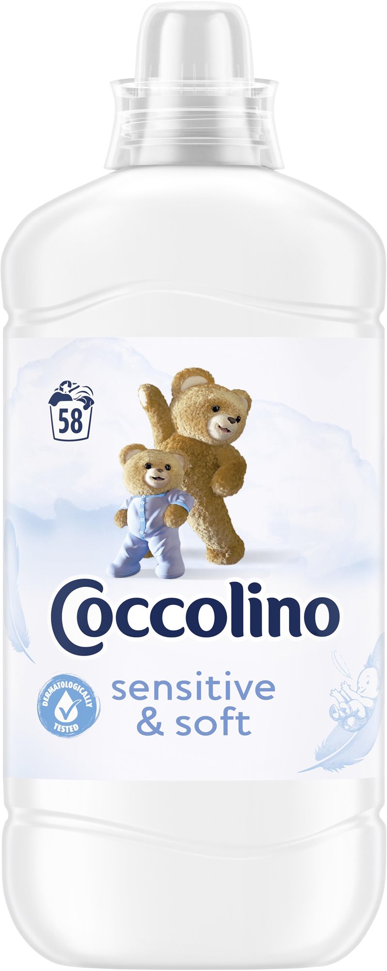 COCCOLINO White Sensitive 1,45 l (58 praní) Aviváž