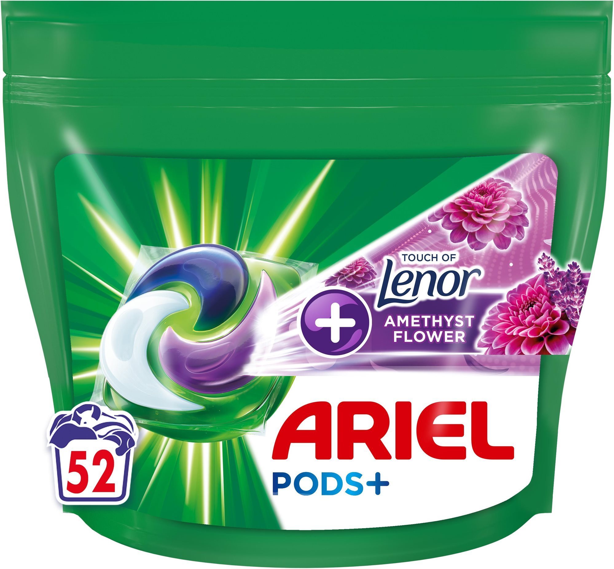 ARIEL+ Amethyst 52 ks Kapsuly na pranie