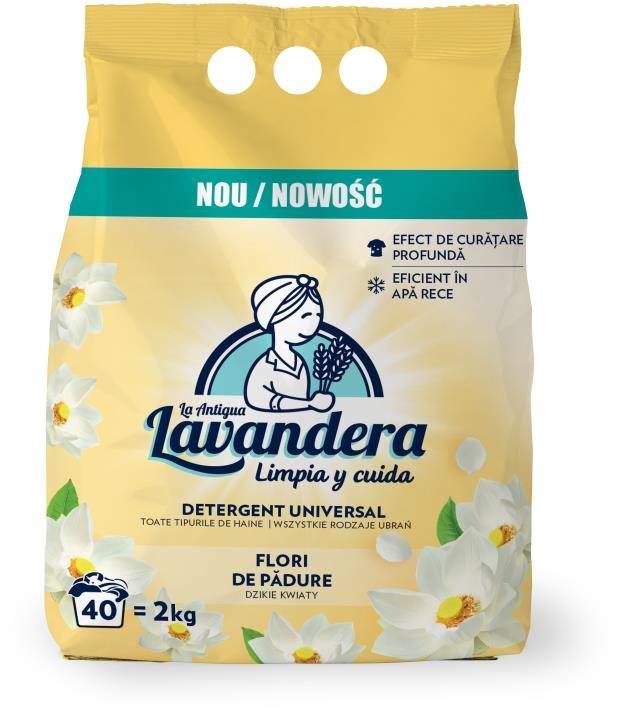 LAVANDERA Vadvirágok 2 kg (40 mosás) Mosószer