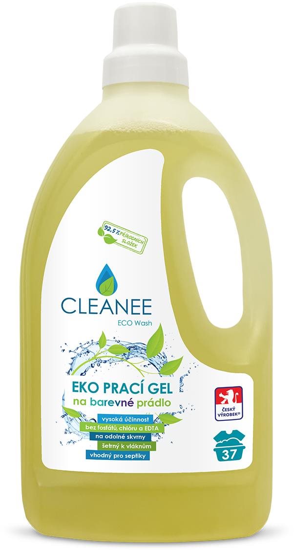 CLEANEE Eco mosógél színes ruhákhoz, 1,5 l (37 mosás) Öko-mosógél