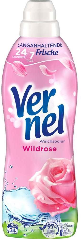 VERNEL Wildrose 850 ml (34 praní) Aviváž