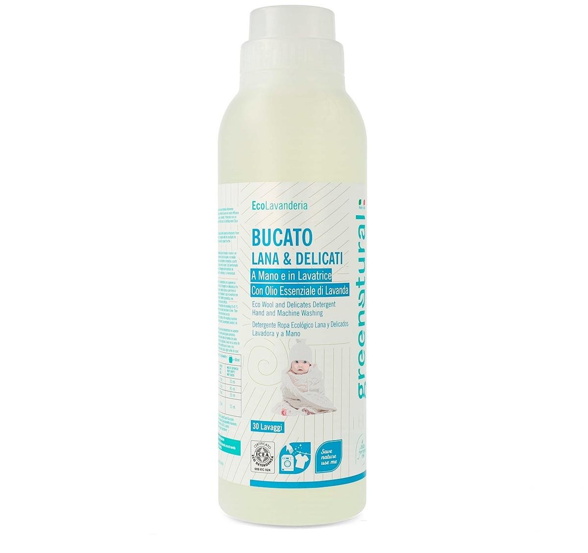 GREENATURAL Levendulás gyapjú- és finommosószer, 1 l (30 mosás)...