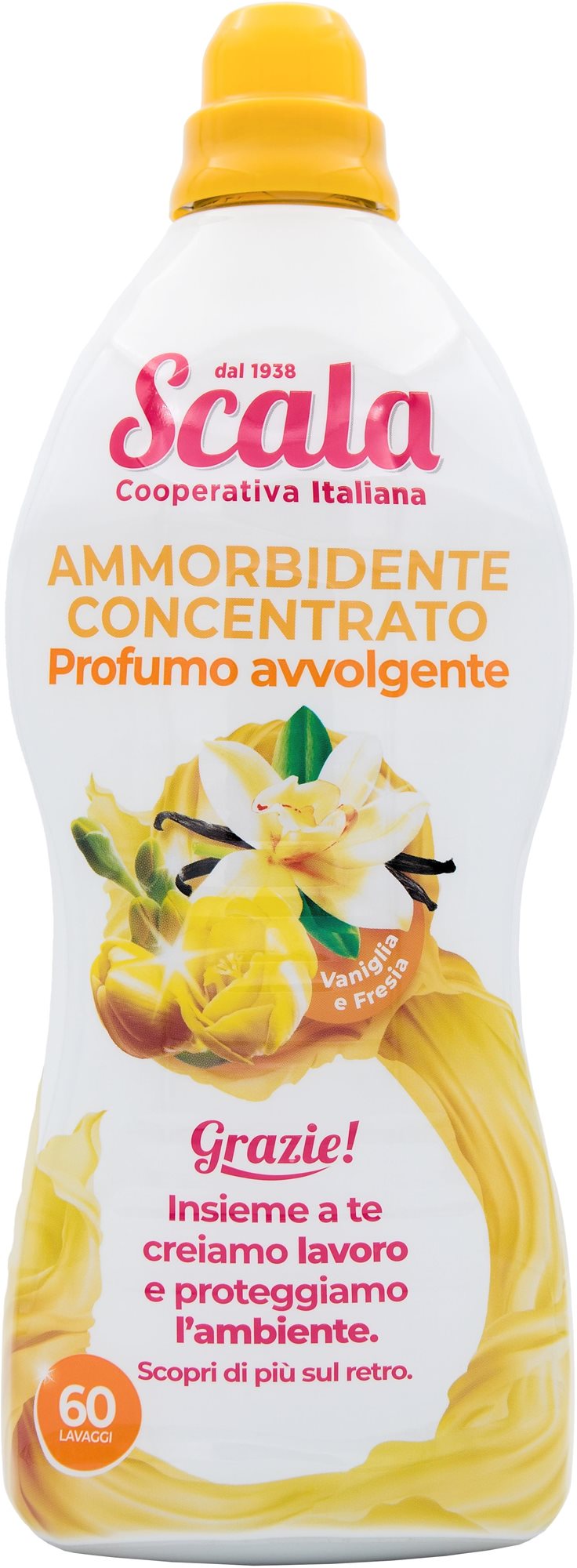 SCALA Ammorbidente Concentrato Vaniglia e Fresia 1,5 l (60 praní)...