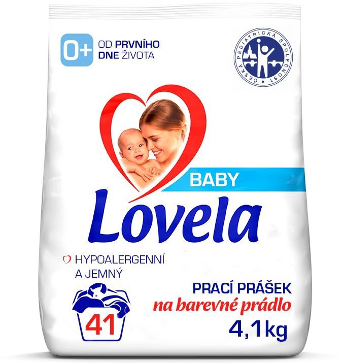 LOVELA Baby na farebnú bielizeň 4,1 kg (41 praní) Prací prášok
