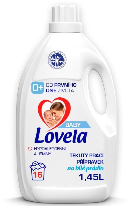LOVELA Baby na bielu bielizeň 1,45 l (16 praní) Prací gél