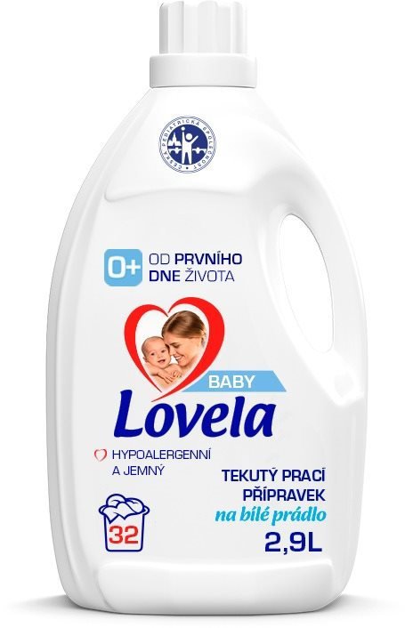 LOVELA Baby na bielu bielizeň 2,9 l (32 praní) Prací gél