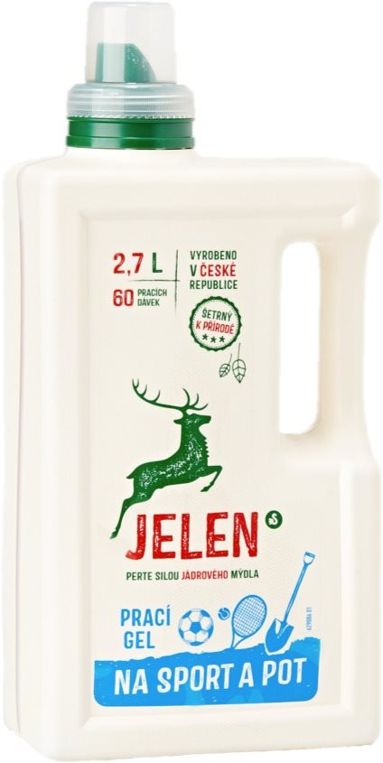 JELEN sportruházatra és verejtékre 2,7 l (60 mosás) Öko-mosógél