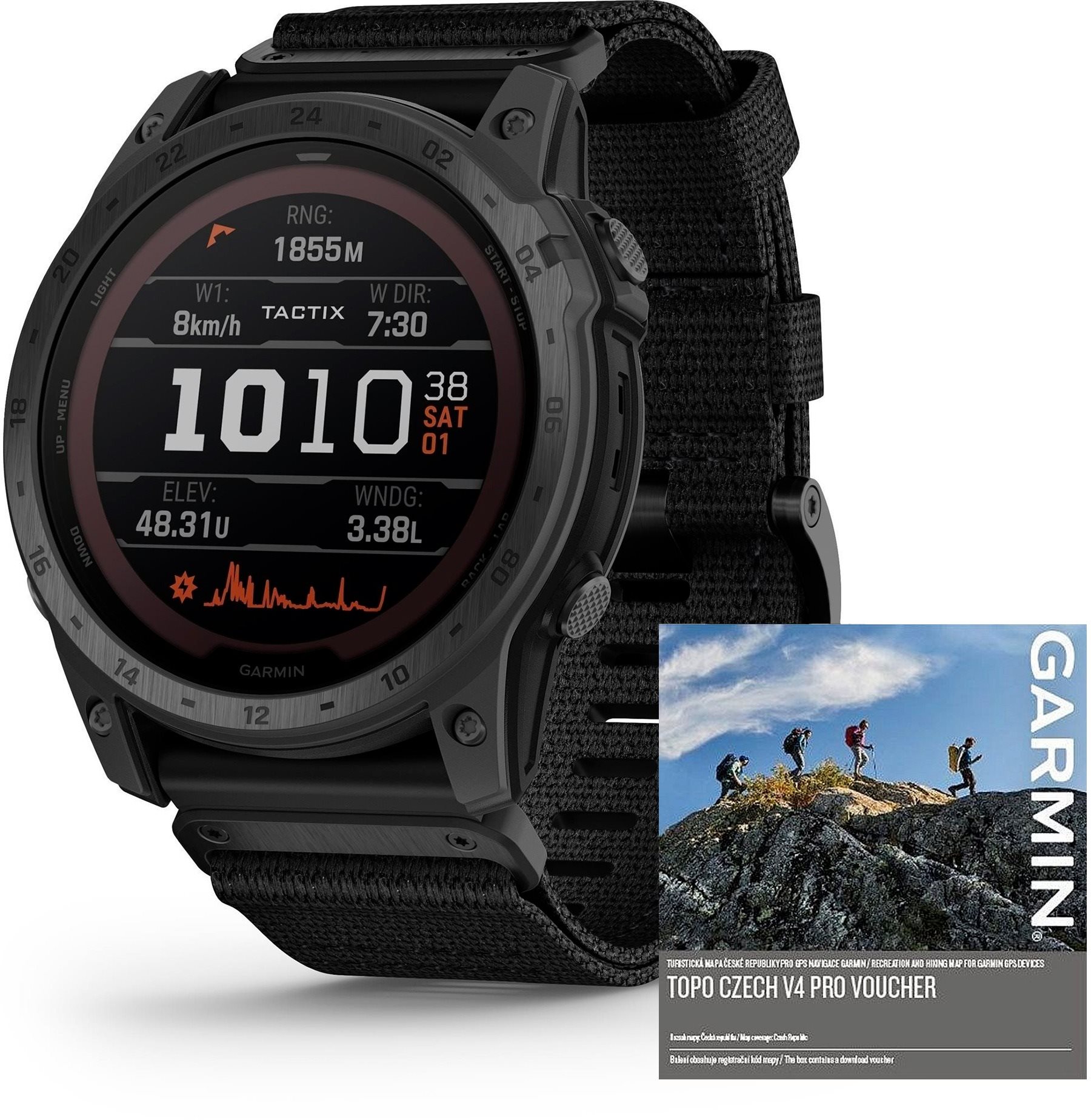 Garmin Tactix 7 Solar Sapphire Ballistics Smart hodinky