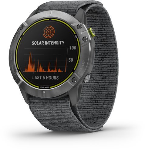 Garmin Enduro Steel/Grey UltraFit Nylon Strap Smart Watch