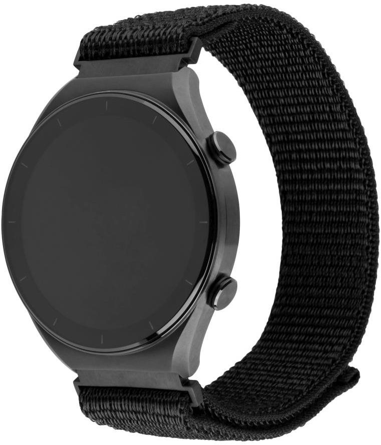 FIXED Nylon Sporty Strap na Quick Release 22 mm čierny Remienok na...
