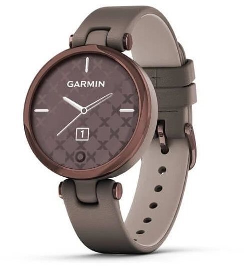 Garmin Lily Classic Dark Bronze/Paloma Leather Band Smart Watch