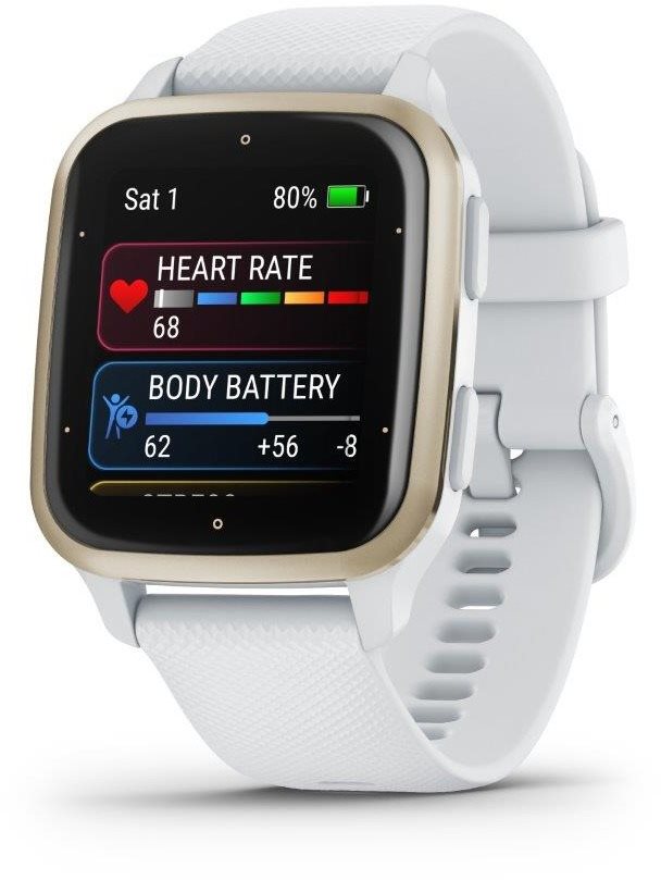 Garmin Venu Sq 2 White/Cream Gold Smart hodinky