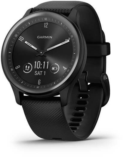 Garmin Vívomove Sport, bracelet ardoise/noir Montre connectée