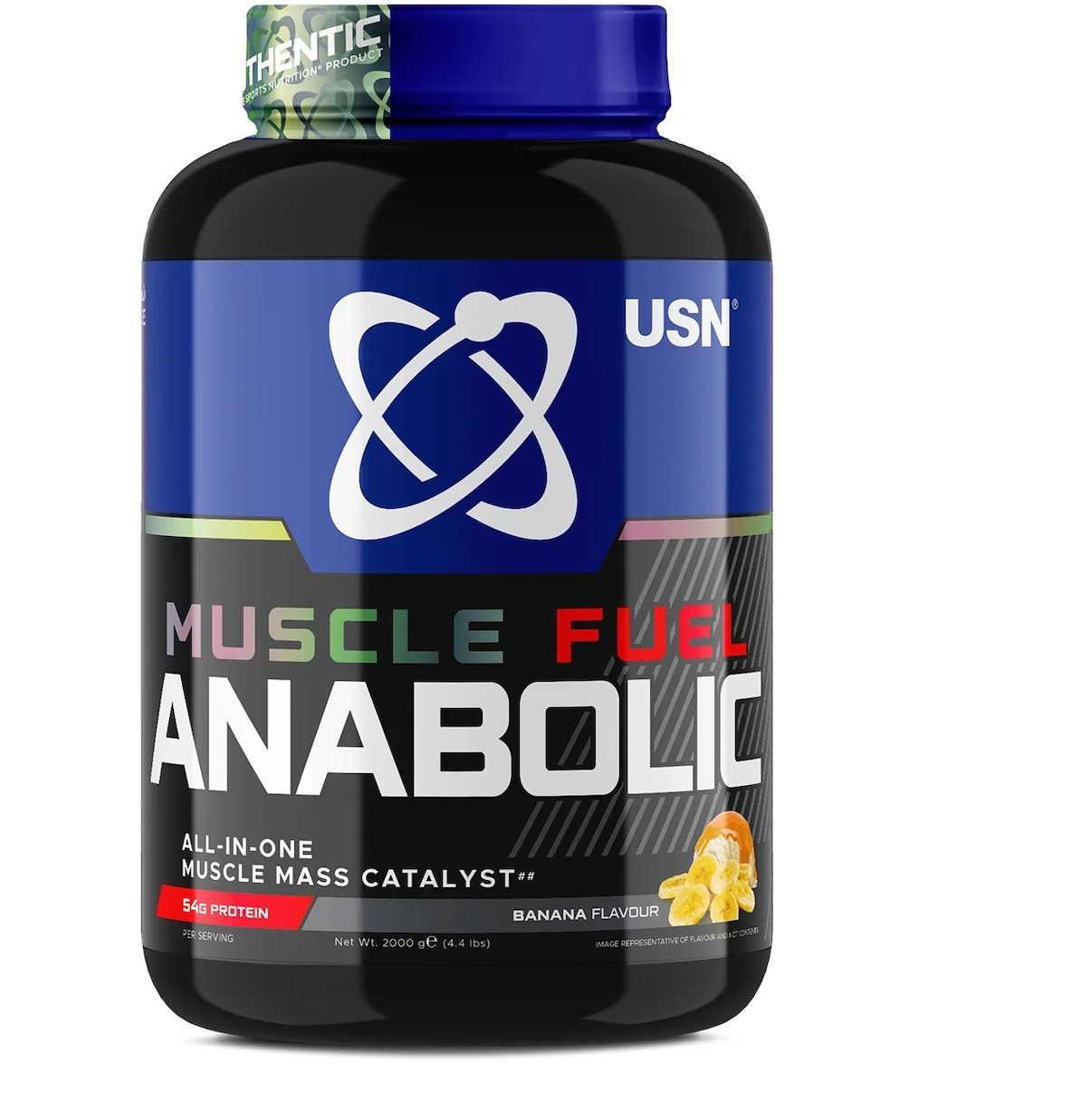 USN Muscle Fuel Anabolic, 2000g, banán Gainer