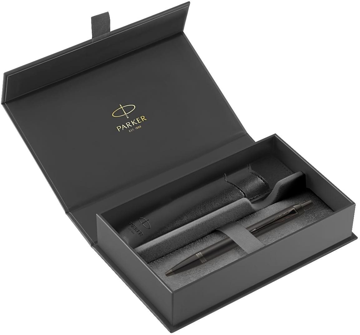PARKER IM Achromatic Black BT + díszdoboz Golyóstoll