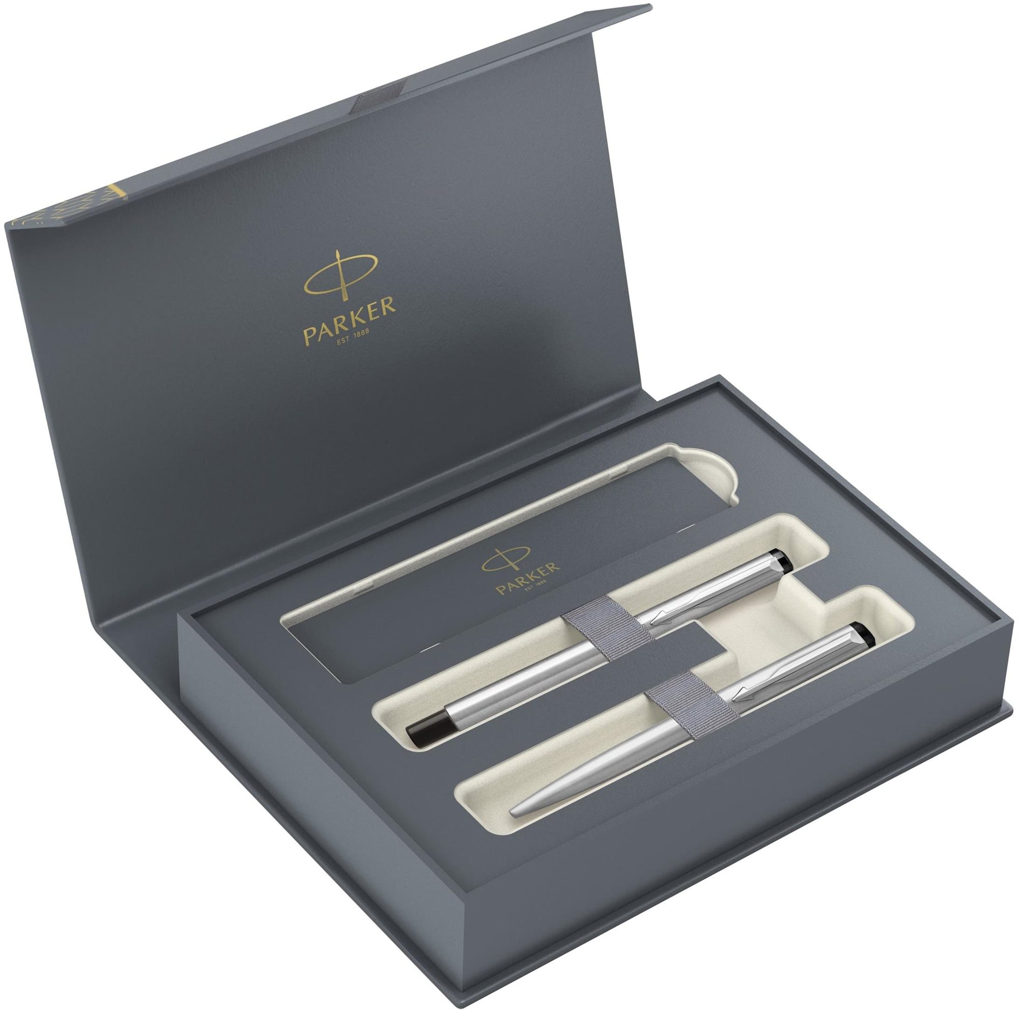 PARKER Vector Stainless Steel DS + díszdoboz Töltőtoll