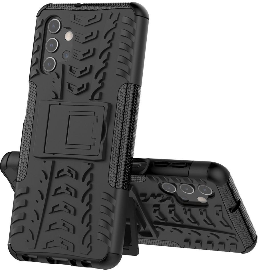 TopQ Samsung A32 5G čierny so stojanom 55690 Kryt na mobil