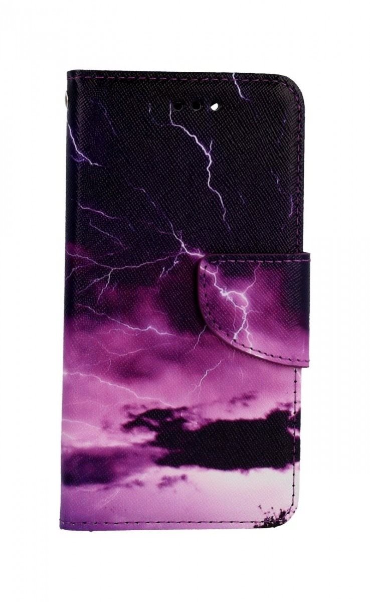 TopQ iPhone SE 2020 knižkové Búrka 62562 Puzdro na mobil