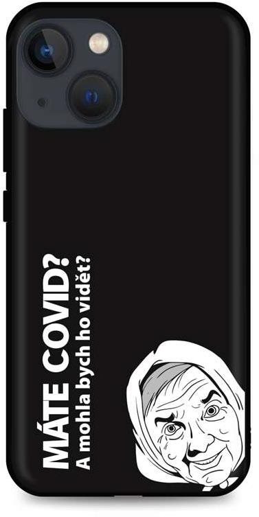 TopQ iPhone 13 silikón Máte covid? 64926 Kryt na mobil