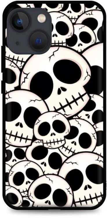 TopQ LUXURY iPhone 13 pevný Skulls 64759 Kryt na mobil