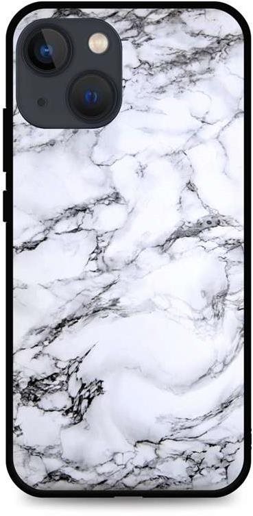 TopQ LUXURY iPhone 13 pevný Marble White 64755 Kryt na mobil