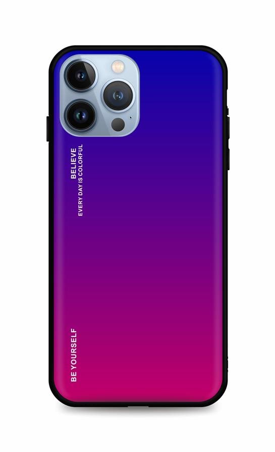 TopQ LUXURY iPhone 13 Pro Max pevný dúhový fialový 65580 Kryt na...