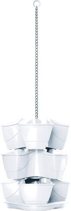 Prosperplast kvetináč kaskáda COUBI DKN300W, biely Kvetináč
