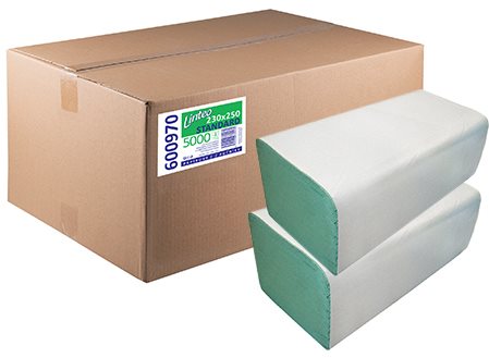 LINTEO ZZ STANDARD 5000 zelené 20× 250 ks Papierové utierky do...