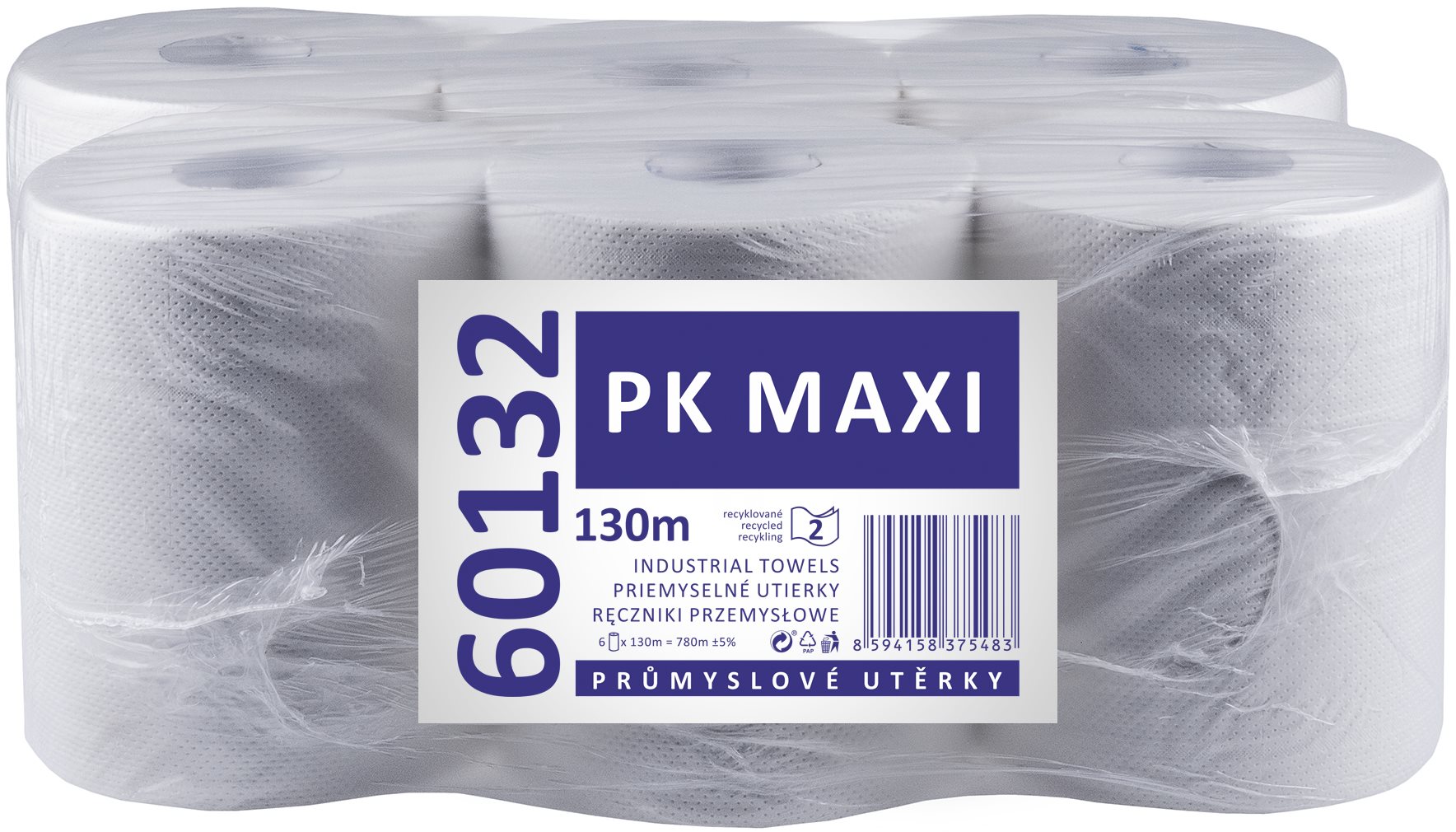 LINTEO PK MAXI biele 6 ks Papierové utierky do zásobníka